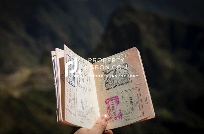 Someone holding a passport.